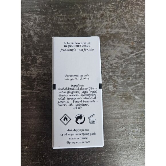 Diptyque 34 Boulevard Saint Germain Do Son EDT Sample Spray .06 oz. NIB - Picture 2 of 3